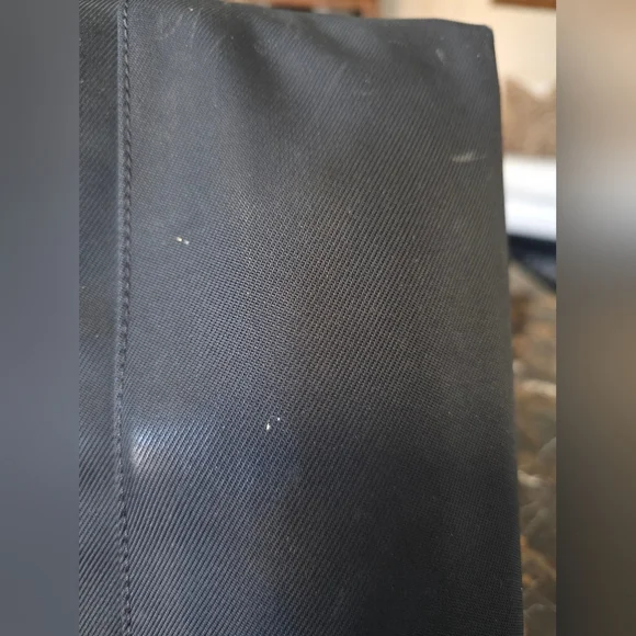 Vtg Coach Mercer Demi 7407 Shoulder bag Black Nylon Canvas Leather trim Y2K - Picture 11 of 17